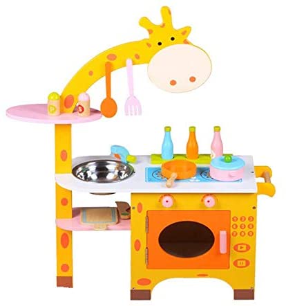 Giraffe Kitchen Educational Wooden Toy